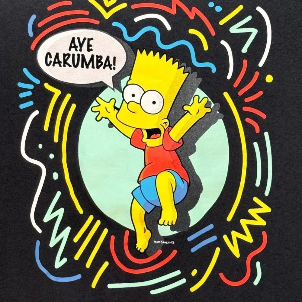 Old Navy Kids Short Sleeve Bart Simpson Graphic Tee. Youth Large. 10-12. NEW.
